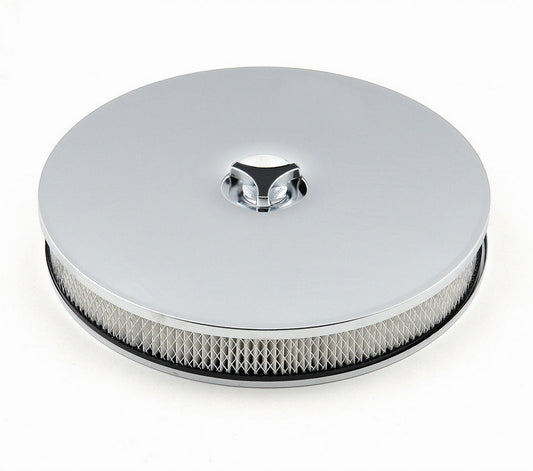 Mr. Gasket  14in Chrome Air Cleaner   MRG4339