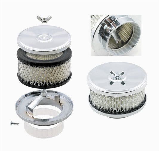 Mr. Gasket  4in Chrome Air Cleaner   MRG4354