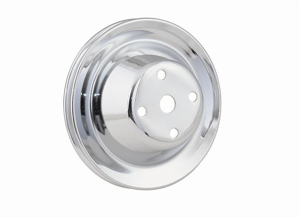 Mr. Gasket Chrome Water Pump Pulley Single Groove MPN MRG4974 For Chevy