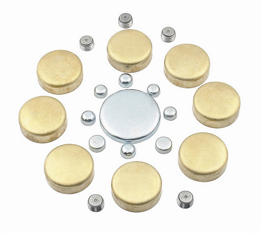 Mr. Gasket SB Chvy Brass Freeze Plu MPN MRG6481 For Chevy