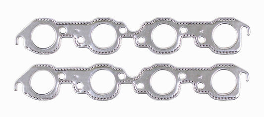 Mr. Gasket Alum BBC Exhaust Gasket Round Port MPN MRG7407G For Chevy