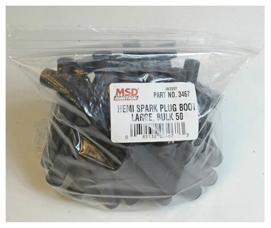 Msd Ignition Hemi Spark Plug Tube Boots 50pk MPN MSD3467