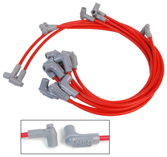 Msd Ignition  8.5MM Spark Plug Wire Set - Red  MSD35659