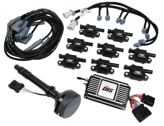 Msd Ignition DIS Ignition Kit - Black SBC/BBC MPN MSD601513 For Chevy