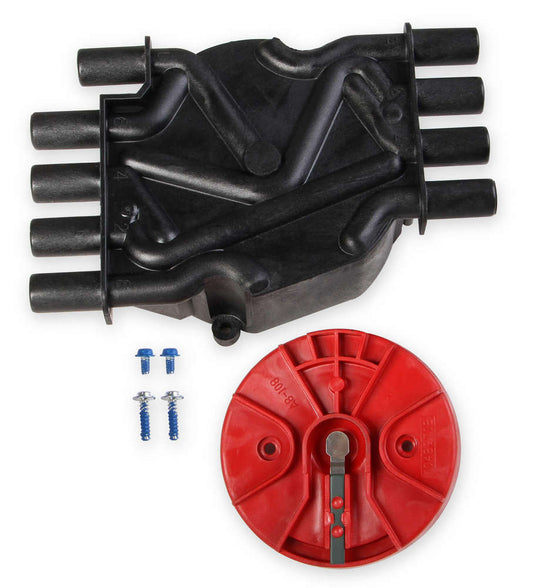 Msd Ignition  Cap/Rotor Kit - GM V8 Vortec Distributor Black  MSD80173