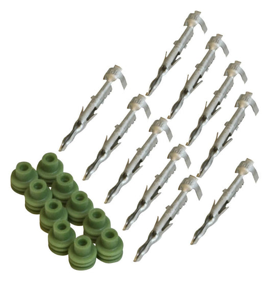 Msd Ignition  10 Male Pins And Seals   MSD8190