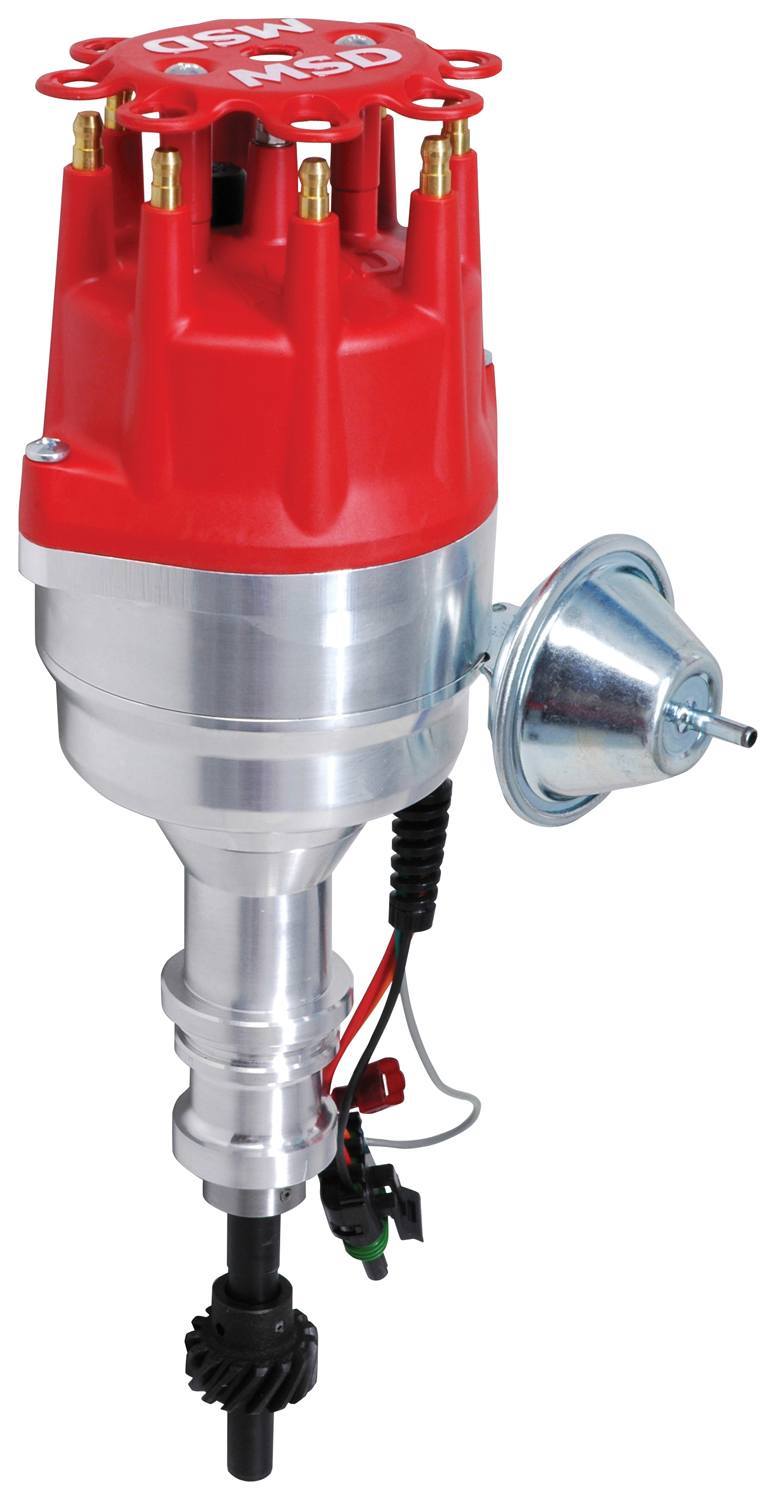 Msd Ignition Ford 351W Pro-Billet RTR Distributor w/Steel Gear MPN MSD83541 For Ford Pickup