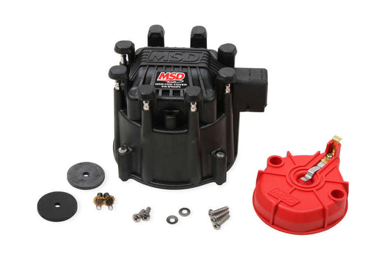 Msd Ignition Extreme Output GM HEI Cap/Rotor Kit Black MPN MSD84025