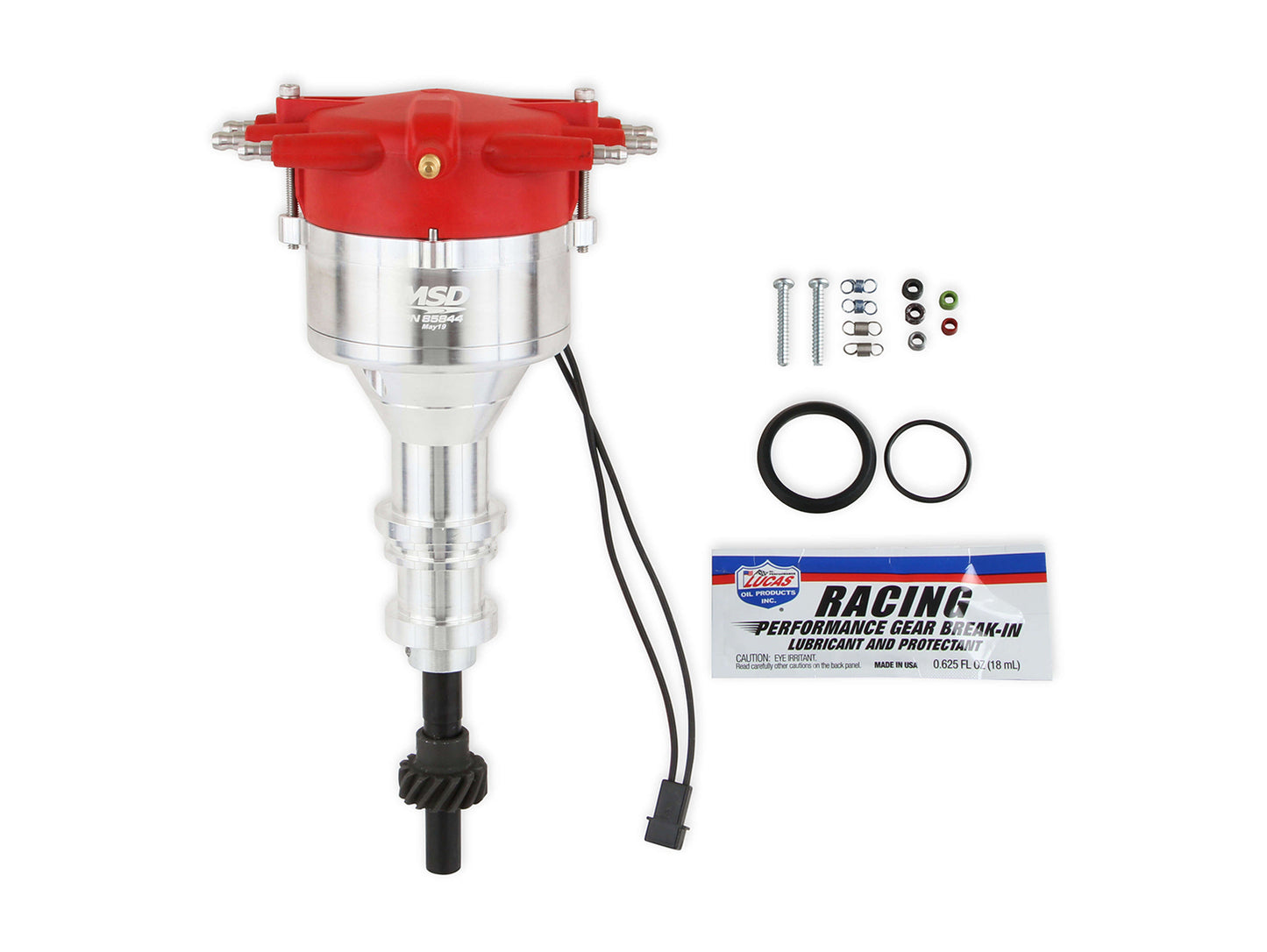 Msd Ignition Billet Distributor SBF 351W w/Crab Cap MPN MSD85844 For Ford Pickup