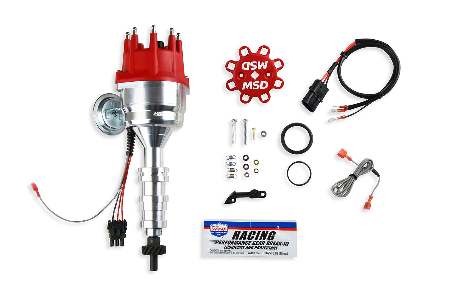 Msd Ignition Billet Distributor BBF FE RTR w/Steel Gear MPN MSD85951 For Ford FE-Series, Pickup