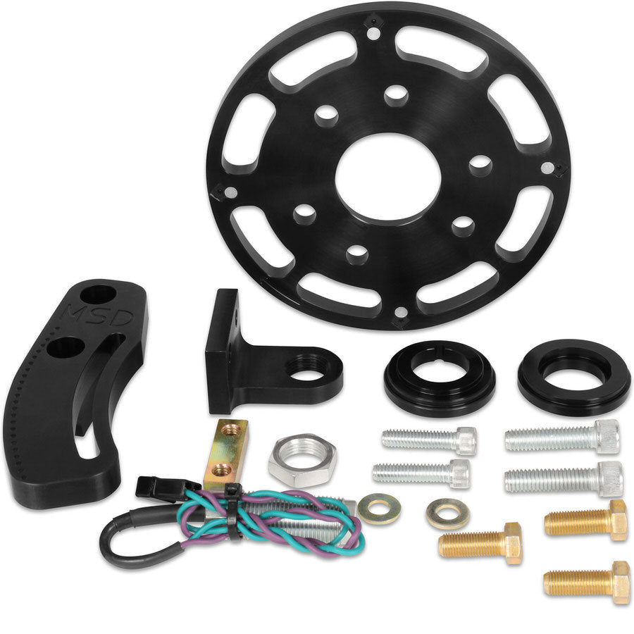 Msd Ignition Crank Trigger Kit SBC w/6.25in Wheel MPN MSD86003 For Chevy Pickup