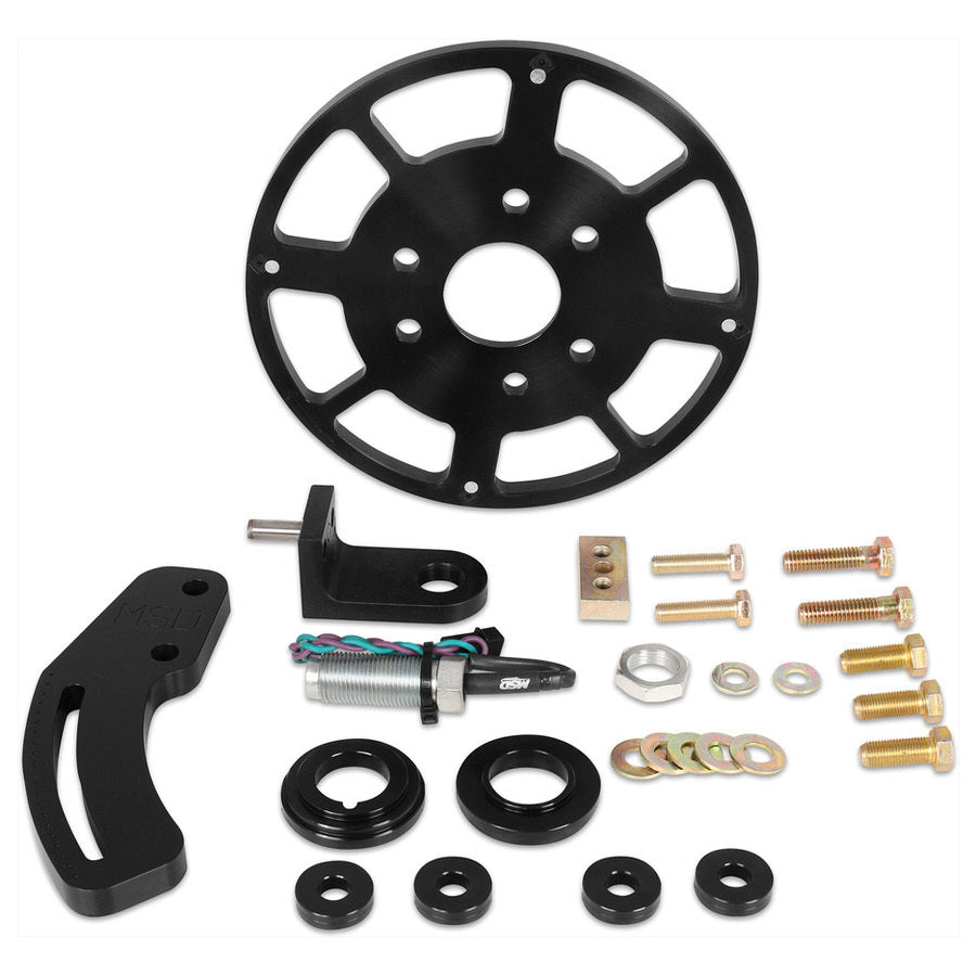 Msd Ignition Crank Trigger Kit SBC w/8in Wheel MPN MSD86153 For Chevy Pickup