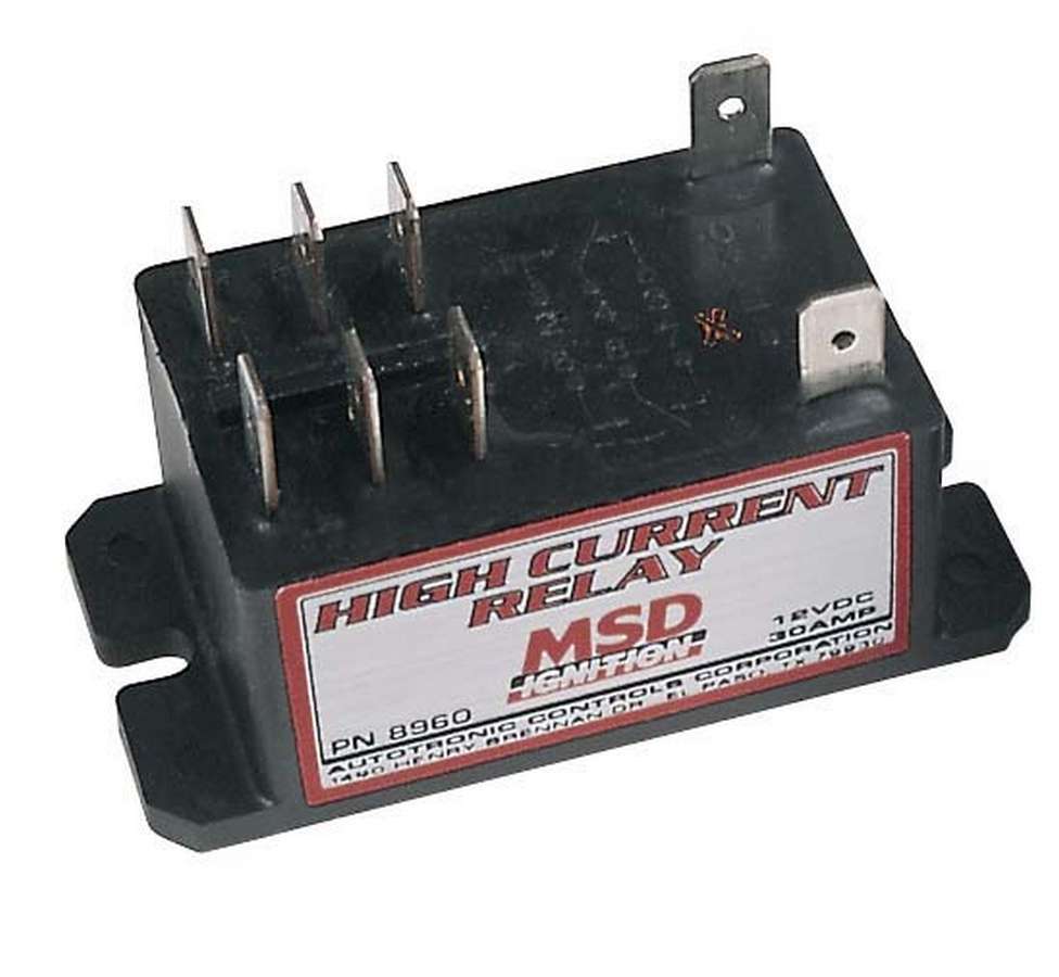 Msd Ignition  30 Amp Double Pole Single Throw Relay  MSD8960