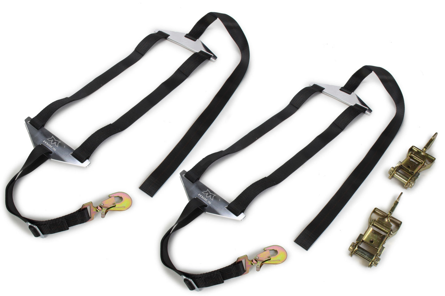 Macs Custom Tie-Downs  Dragster Rear Nets Only Pair  MTD121834