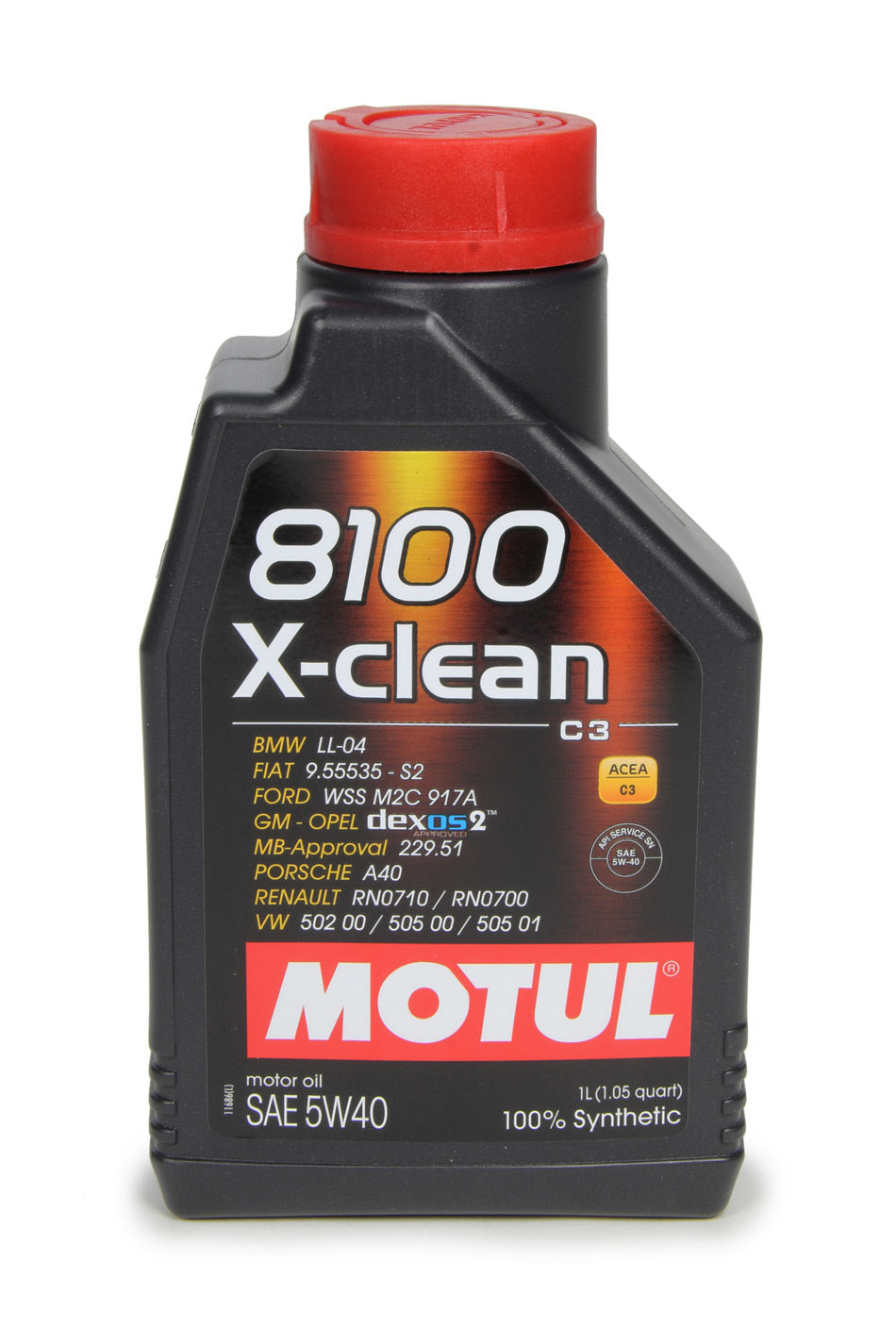 Motul Usa  8100 X-Clean 5w40 Oil 1 Liter Dexos2  MTL102786