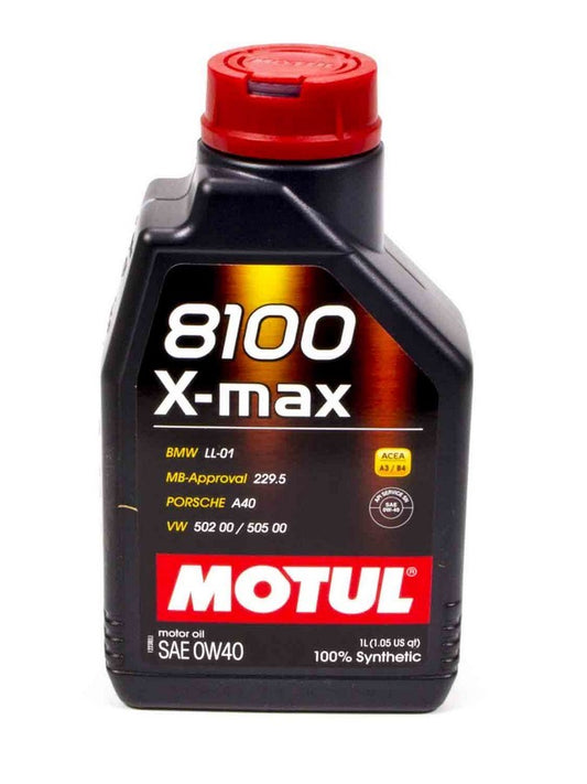 Motul Usa  8100 0w40 X-Max Oil 1 Liter  MTL104531