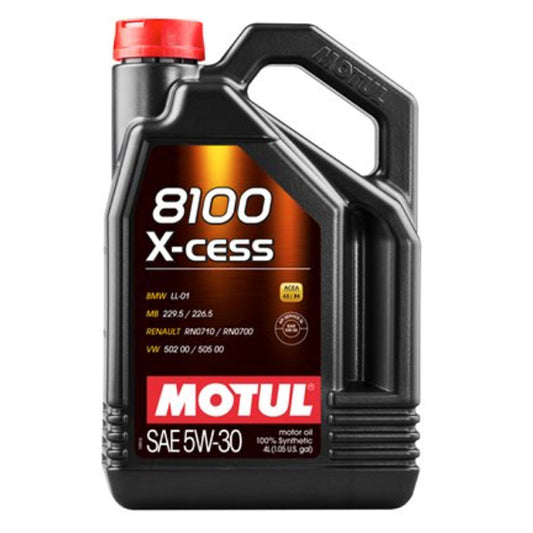 Motul Usa  8100 X-Cess 5w30 Oil 5 Liter  MTL108946