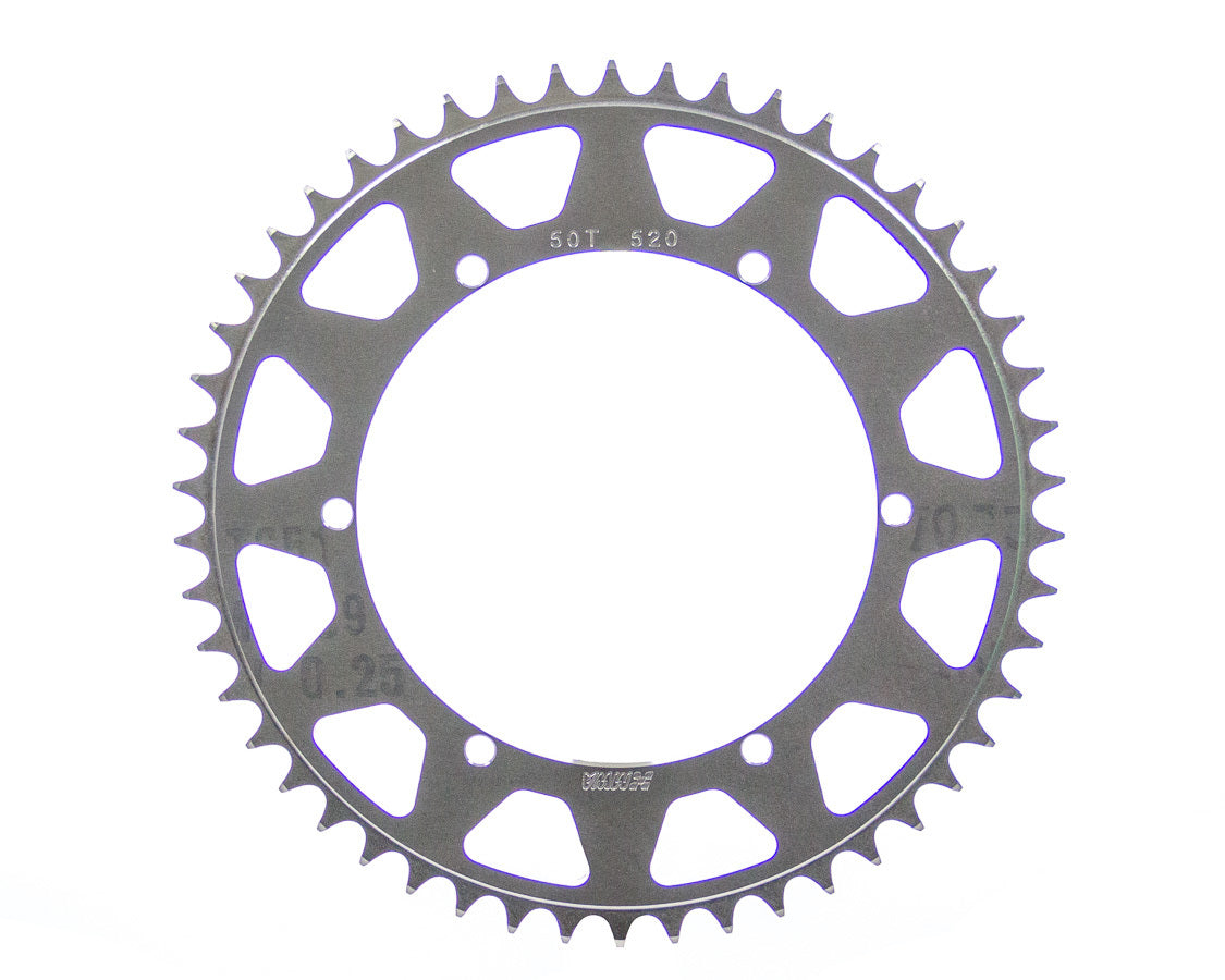 M And W Aluminum Products  Rear Sprocket 50T 6.43 BC 520 Chain  MWASP520-643-50T