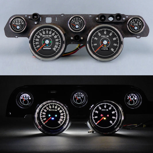 New Vintage Usa Gauge Kit Mustang 67-68 153 Series DIY MPN NVG05305-53 For Ford Mustang 1967-68