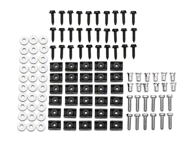 Omix-Ada  Fender Flare Hardware Ki t; 97-06 Jeep Wrangler T  OMI11603.09