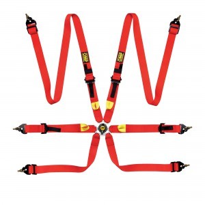 Omp Racing, Inc. First 2 Harness Red Clip In 6 Point MPN OMPDA0-0208-A01-061