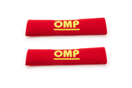 Omp Racing, Inc. Harness Pads Red Used w/ 2in Belts MPN OMPDB0-0450-A01-061