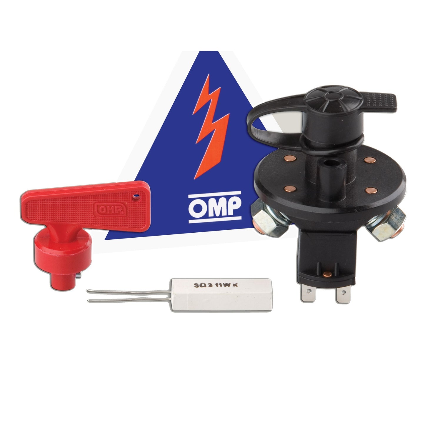 Omp Racing, Inc. Master Disconnect Switch 6 pole w/ Removable Key MPN OMPEA0-0462