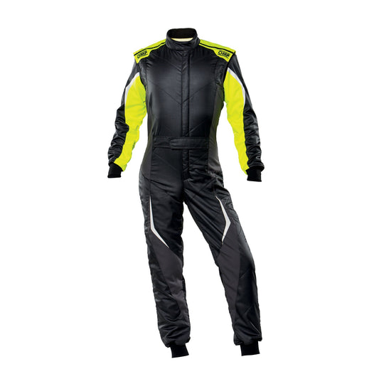 Omp Racing, Inc. Tecnica EVO Suit My2021 Black Flo Yellow 52 MPN OMPIA0-1859-B01-178-52