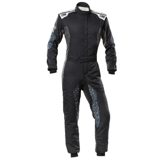Omp Racing, Inc. TECNICA HYBRID OVERALL F IA 8856-2018 BLACK / SIL MPN OMPIA0-1864-A01-171-52