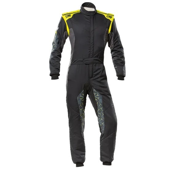 Omp Racing, Inc. TECNICA HYBRID OVERALL F IA 8856-2018 BLACK / FLU MPN OMPIA0-1864-A01-178-52