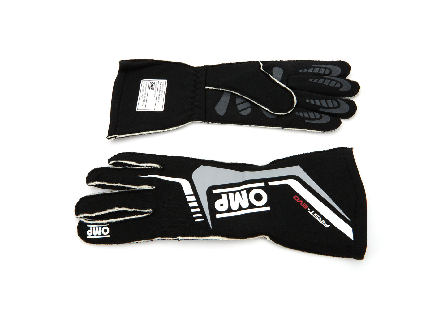 Omp Racing, Inc.  FIRST EVO GLOVES BLACK S IZE XL FIA 8856-2018  OMPIB0-0767-A01-071-XL