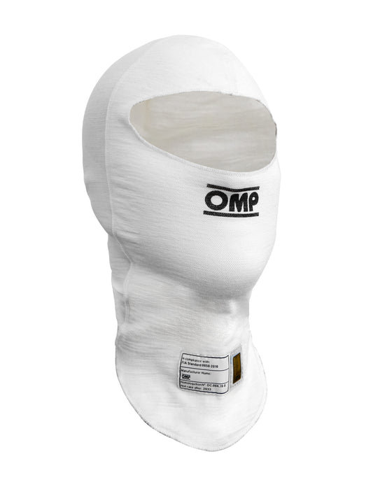Omp Racing, Inc. Tecnica EVO Balaclava FIA 8856-2018 White Med MPN OMPIE0-0794-A01-020-M Ram