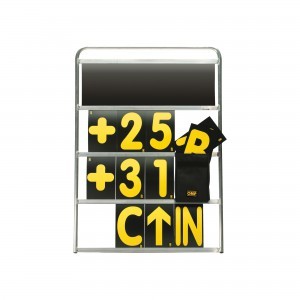 Omp Racing, Inc. Pit Board 4 Row Alum Frame 100x72cm MPN OMPNC0-1068