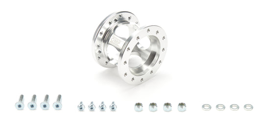 Omp Racing, Inc.  Steering Wheel Spacer Fixed Silver  OMPOS0-0023-081