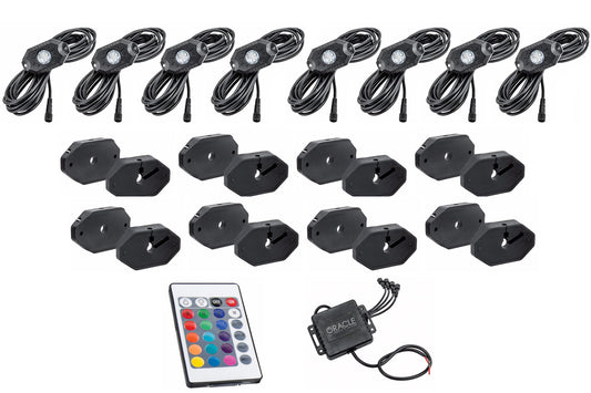 Oracle Lighting LED Bluetooth + RF Color shift Underbody Rock Kit MPN ORA5819-333 For Universal use