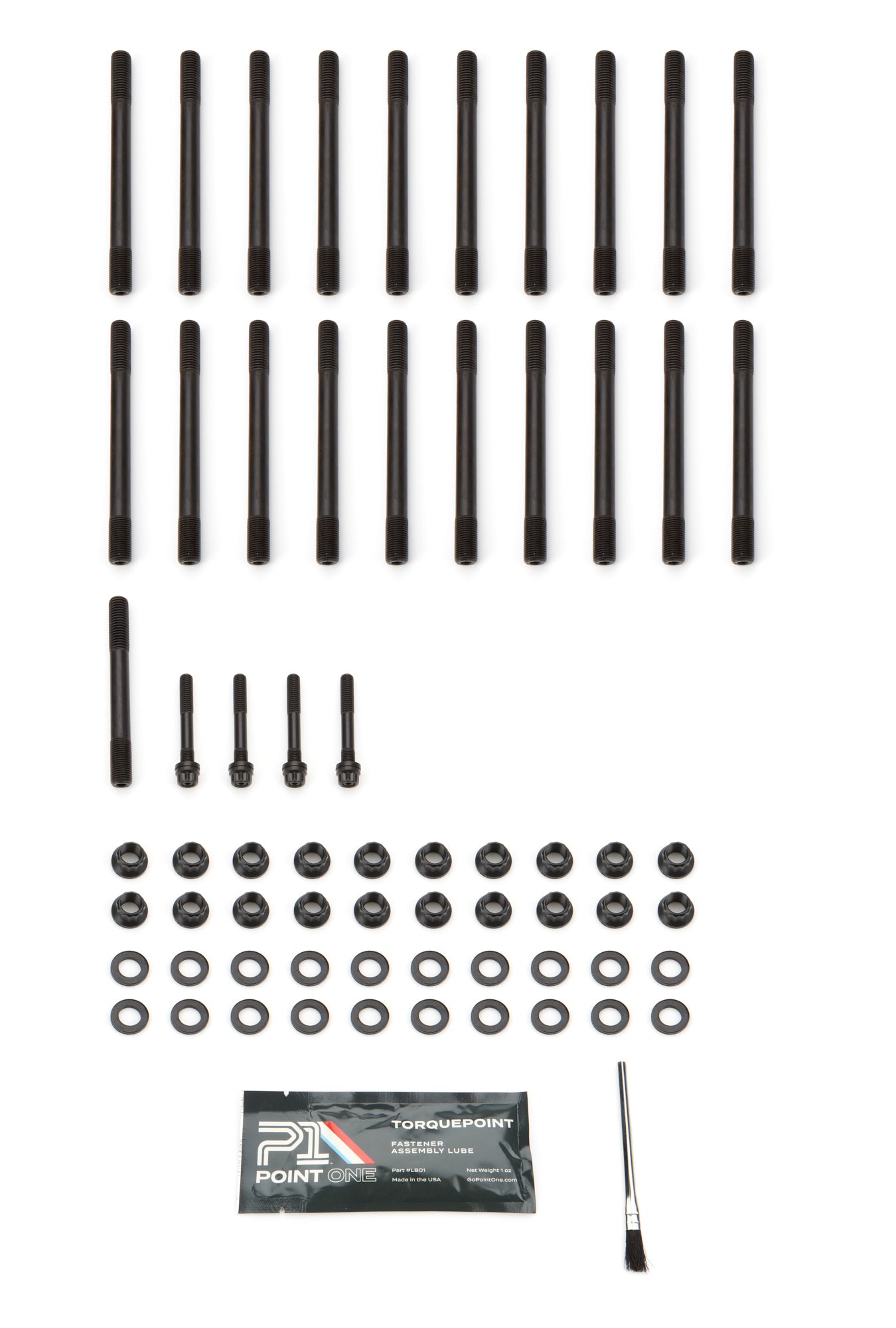 Point One GM LT 12pt Head Stud Kit 6.2L w/8mm Corner Studs MPN P1FK003-H06S For GM