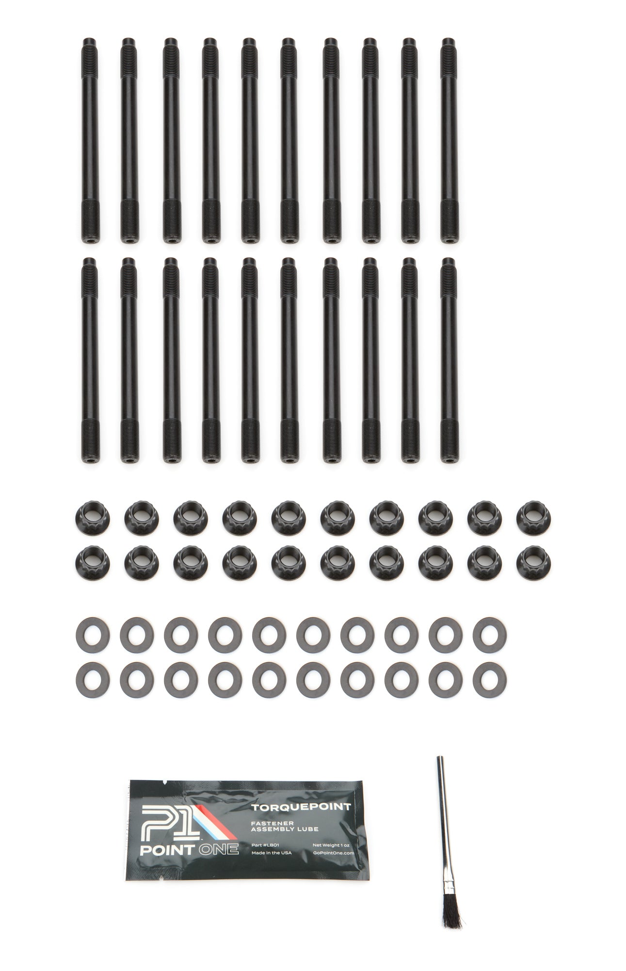 Point One Ford Godzilla 7.3L Head Stud Kit 12Pt MPN P1FK063-H01E For Ford