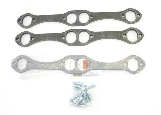 Patriot Exhaust Header Flange Kit - SBC 3/8 Thick MPN PEPH7863 For Chevy