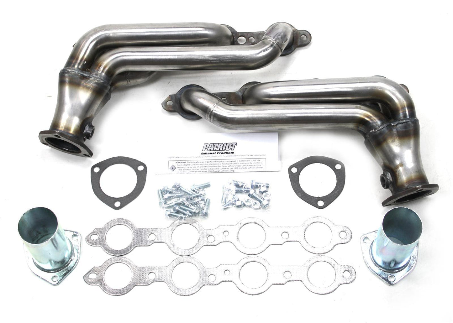 Patriot Exhaust Headers Tight Tuck SB LS Street Rod Block Hugger MPN PEPH8086 For GM, Universal LS-Series
