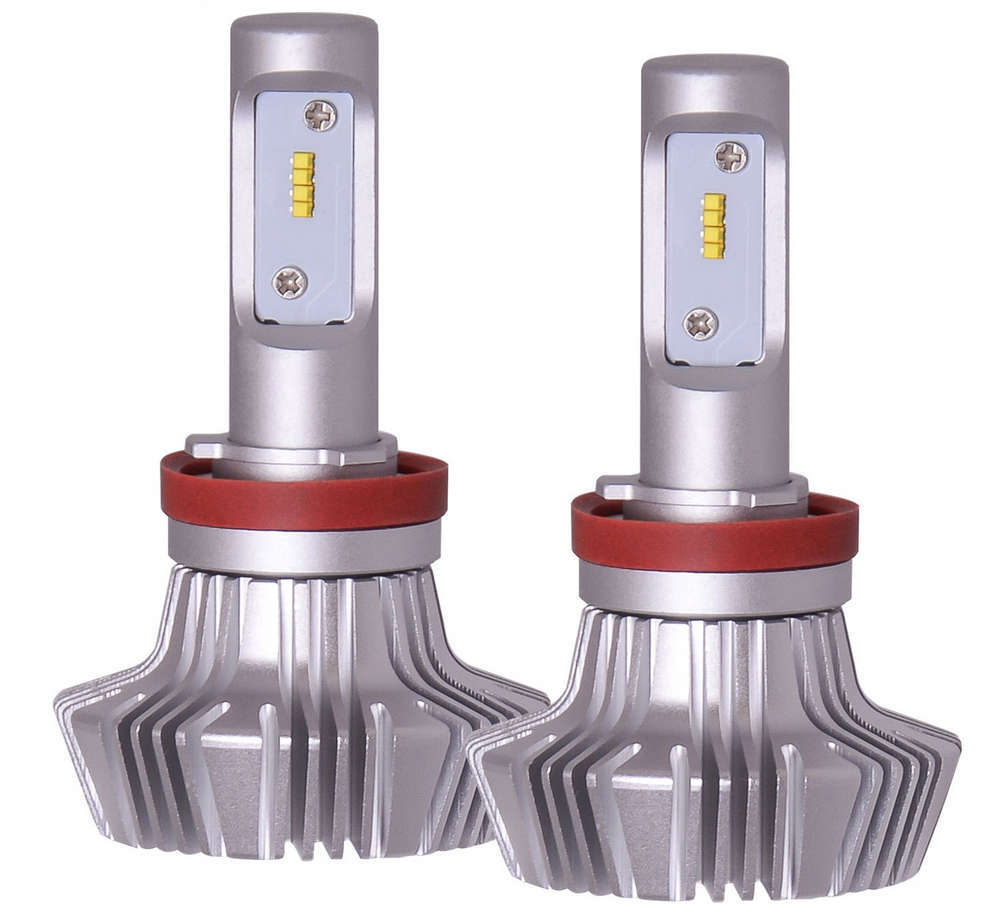 Piaa  H11 Platinum LED Bulb Tw in Pack - 4000Lm  6000K  PIA26-17311