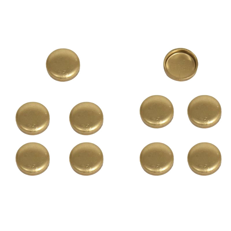 Pioneer  Brass Expansion Plugs 10pk 1.000 OD .281 Depth  PIOEPC-16-B-10