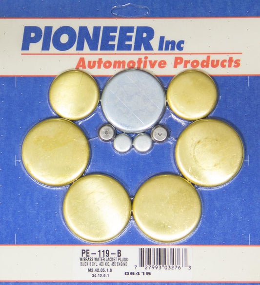 Pioneer Buick 400-455 Freeze Plug Kit - Brass MPN PIOPE119B For Buick