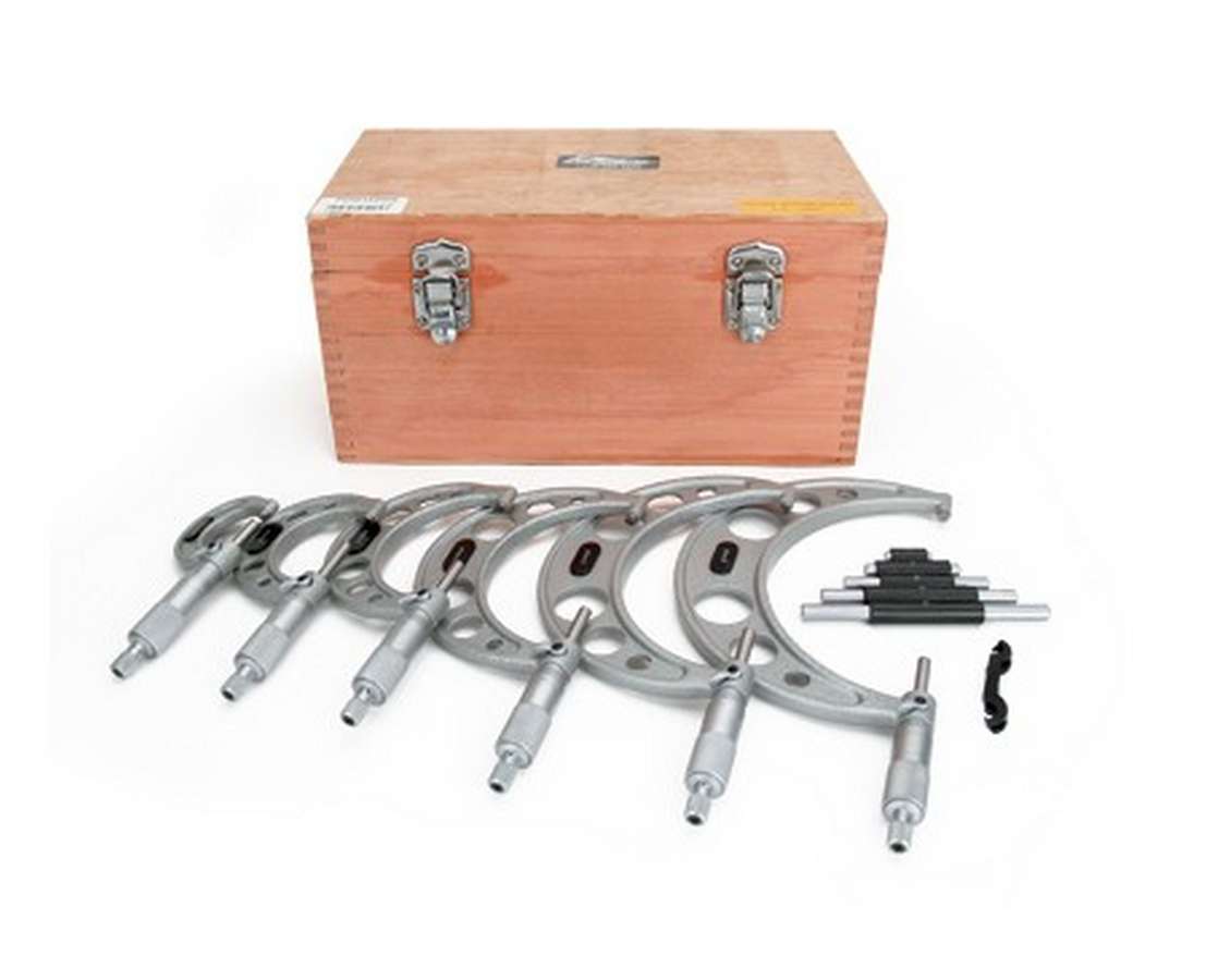 Powerhouse Outside Micrometer Set - 0 to 6in MPN POW152006