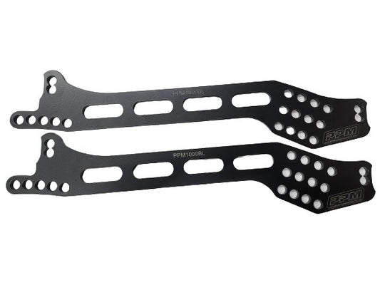 Ppm Racing Products Bracket 4 Bar Longhorn LR .250in Alum Pair MPN PPM1000BL