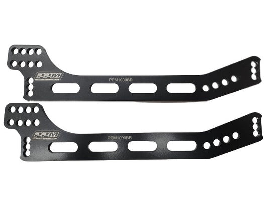 Ppm Racing Products Bracket 4 Bar Longhorn RR .250in Alum Pair MPN PPM1000BR