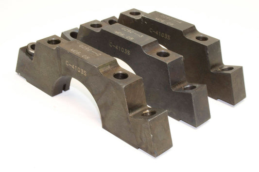 Prw Industries, Inc. Billet Main Caps 70-80 Chevy 400 Splayed Outer MPN PQX1740002 For Chevy