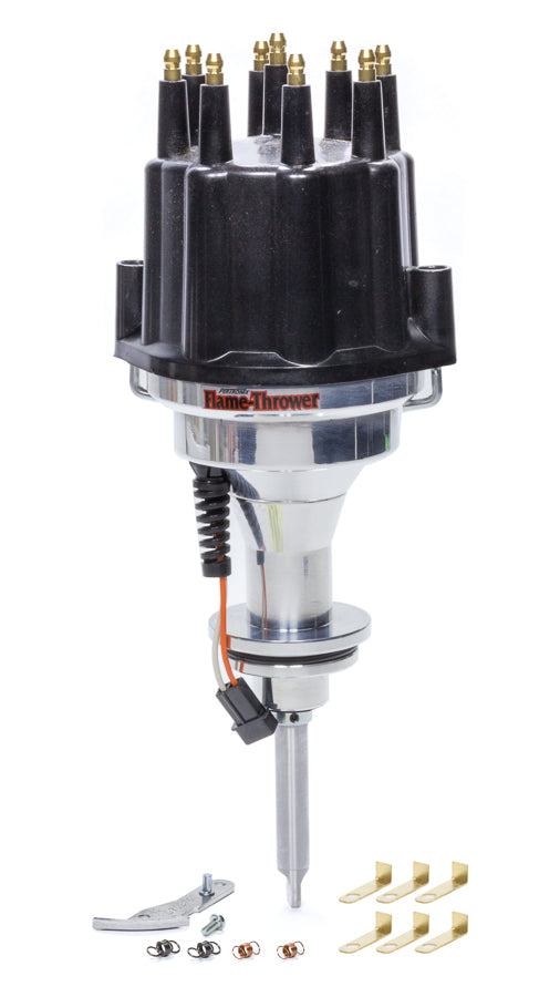 Pertronix Ignition Billet Distributor - BBM RB 426-440 Blk Male Cap MPN PRTD343710 For Mopar Pickup