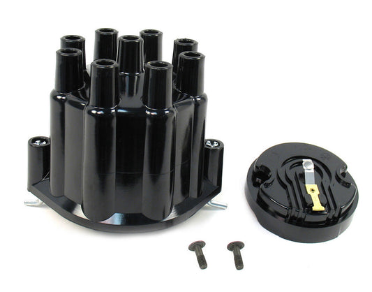 Pertronix Ignition Dist. Cap & Rotor Kit - Black MPN PRTD600700