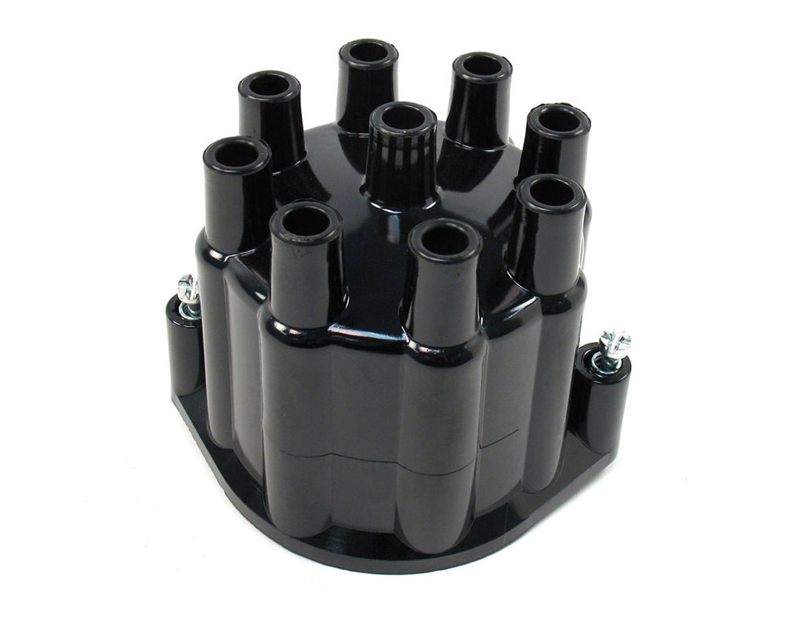 Pertronix Ignition Distributor Cap - Black Billet V8 Distributors MPN PRTD650700