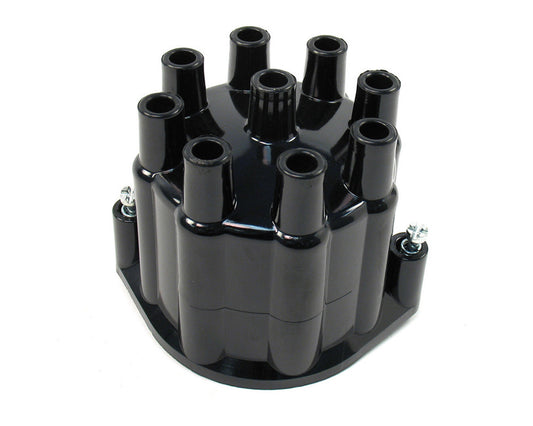 Pertronix Ignition Distributor Cap - Black Billet V8 Distributors MPN PRTD650700